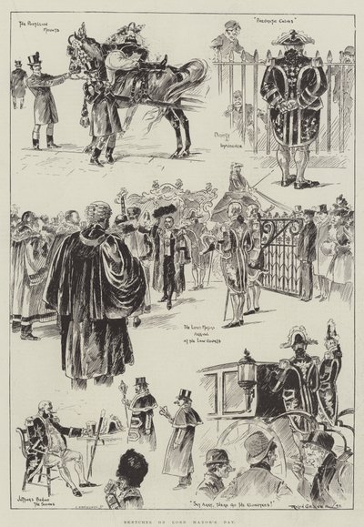 Sketches on Lord Mayor